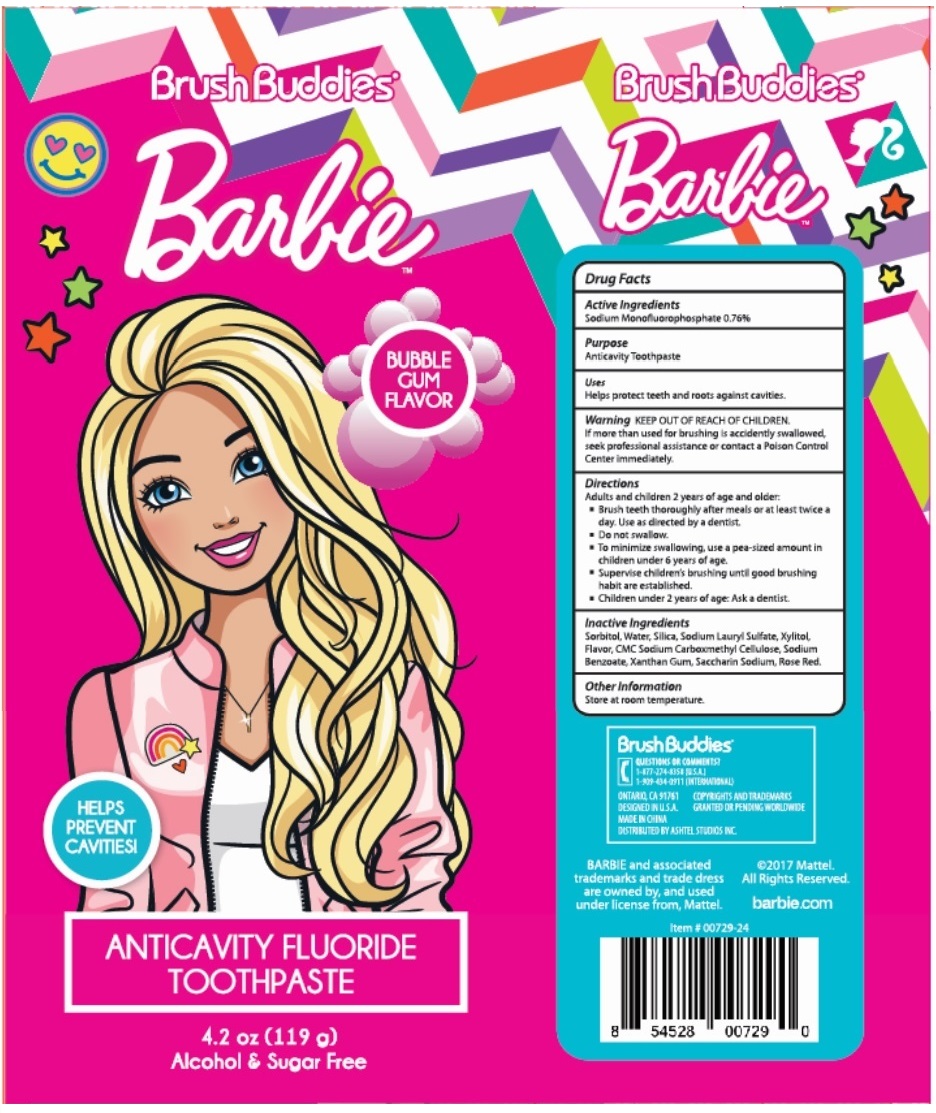 Pill image for Barbie Anticavity Fluoride Toothpaste