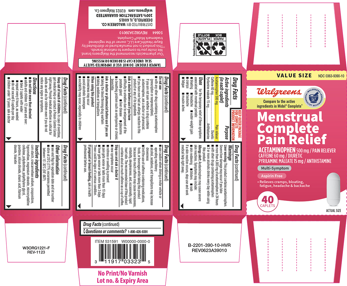 Pill image for Walgreens 44-390 Menstrual Complete Pain Relief