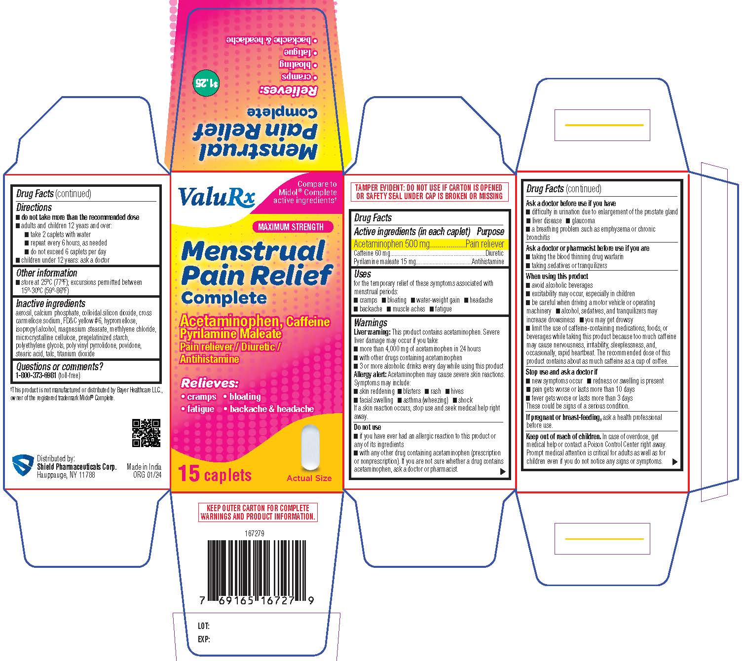Pill image for Menstrual Pain Relief Complete