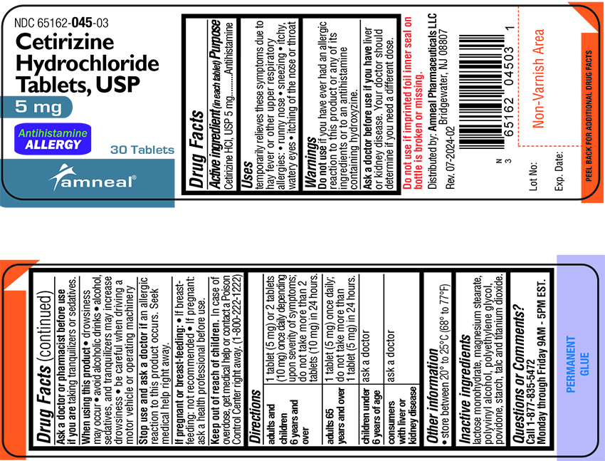 Pill image for Cetirizine Hydrochloride Tablets