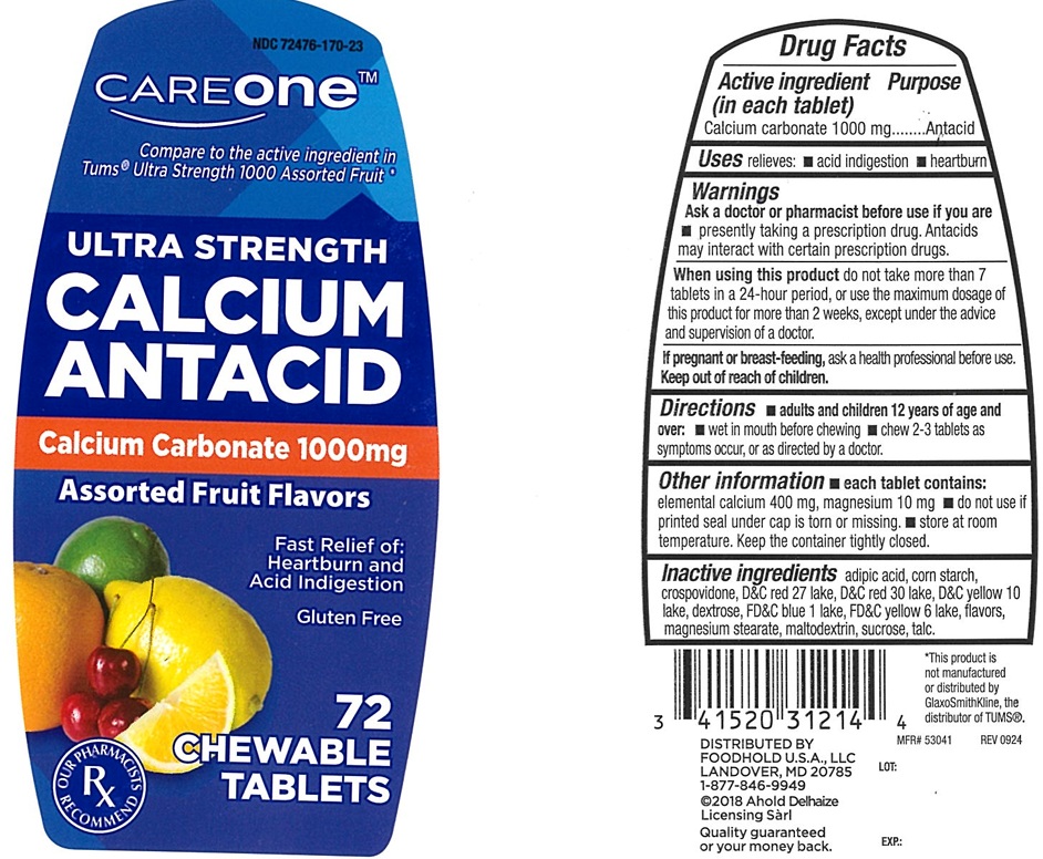 Pill image for Ultra Strength Antacid Assorted Fruit