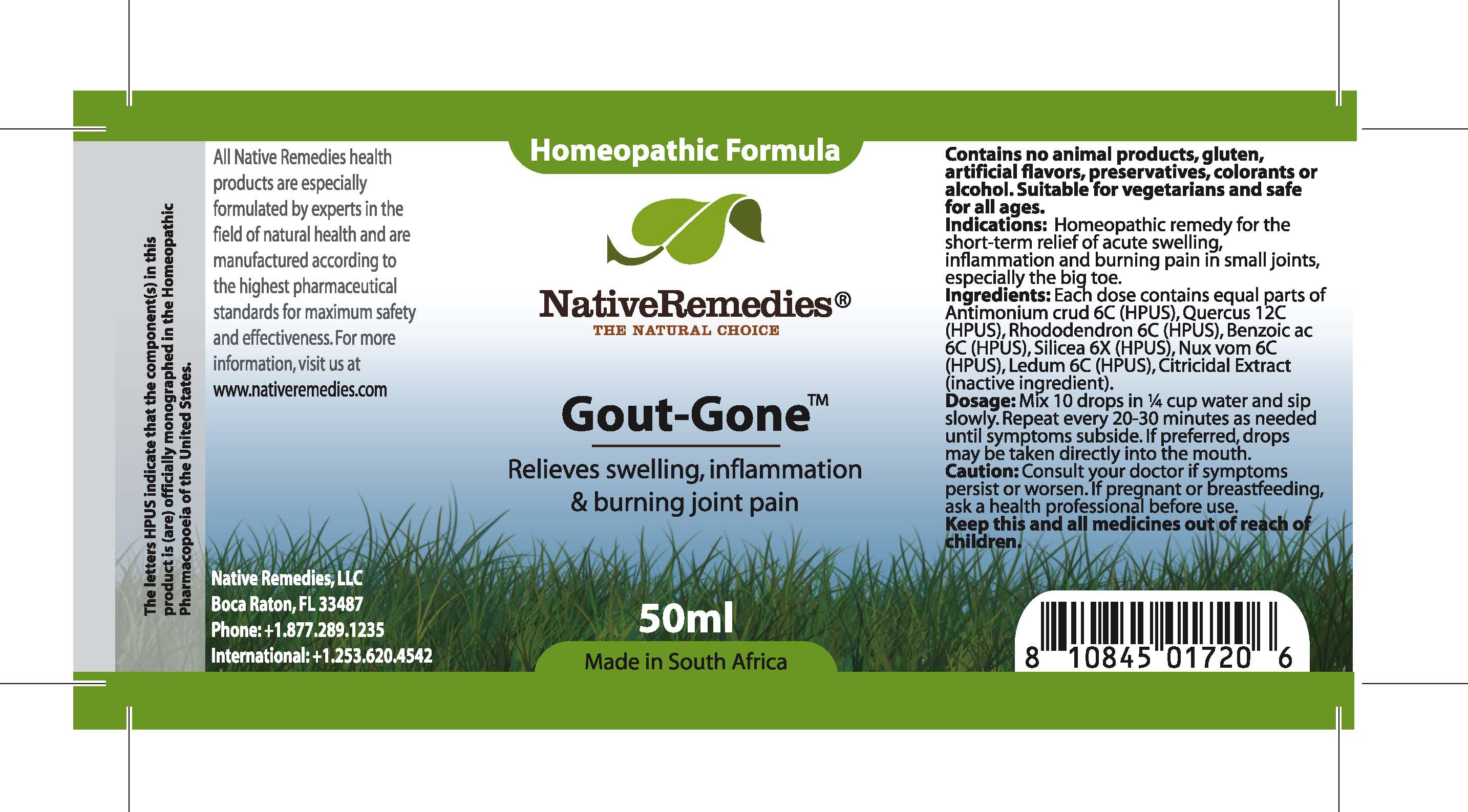 Pill image for Gout-gone