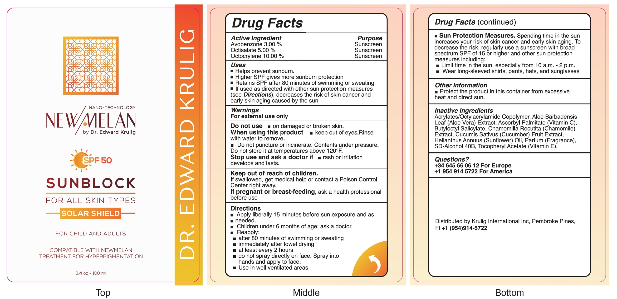 Pill image for Dr. Edward Krulig New Melan Sunblock Spf 50