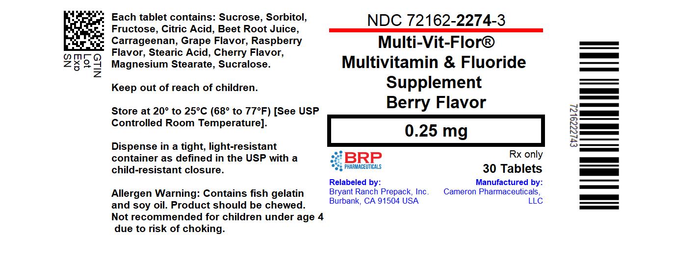 Pill image for Multi-vit-flor