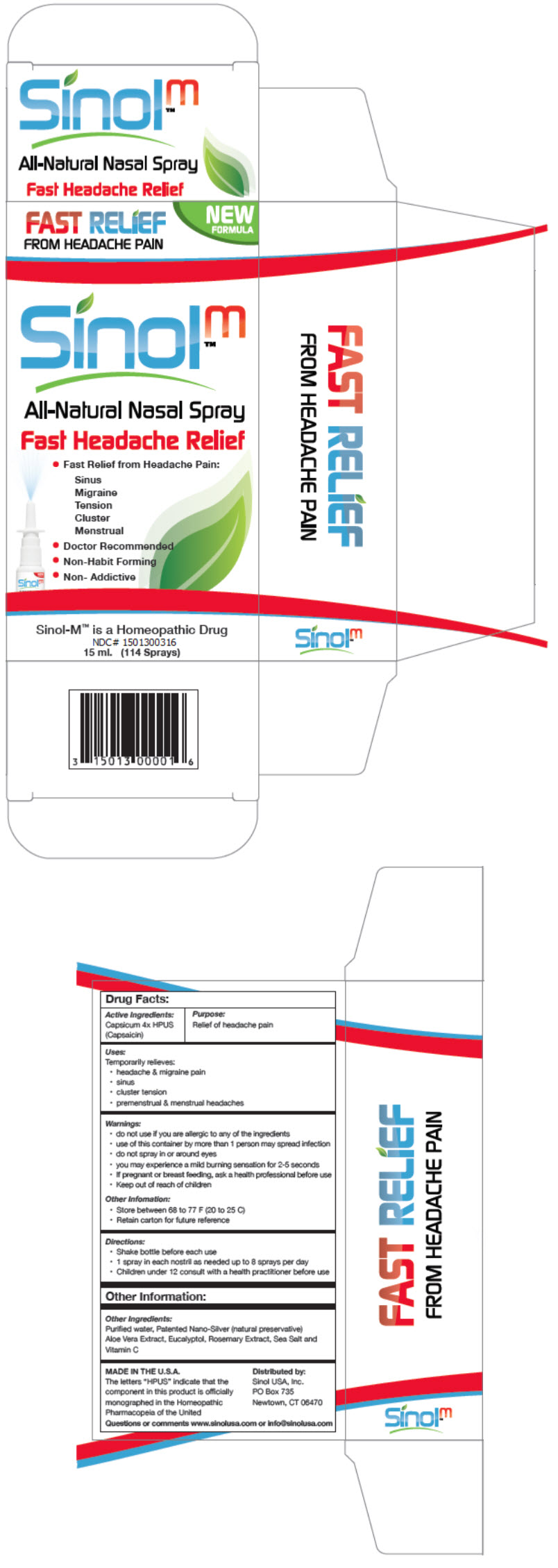 Pill image for Sinolm™ Fast Headache Pain Relief