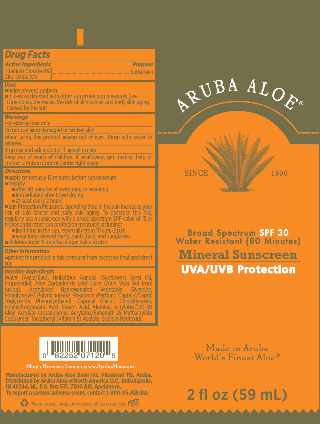 Pill image for Broad Spectrum Water Resistant Spf 30 Mineral Sunscreen