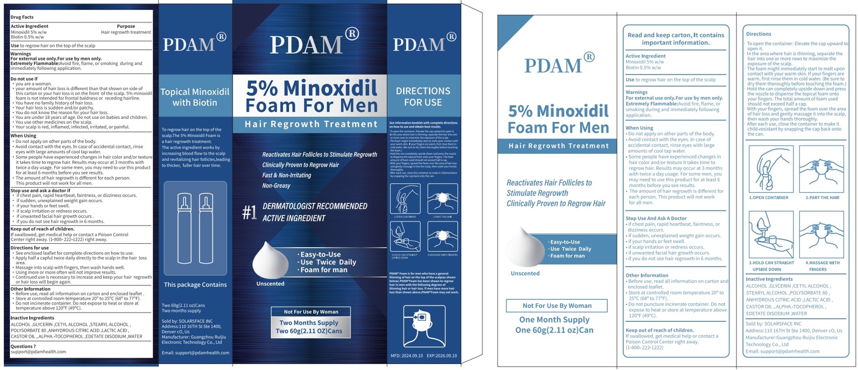 Pill image for 5% Minoxidil Hair Regrowth Foam
