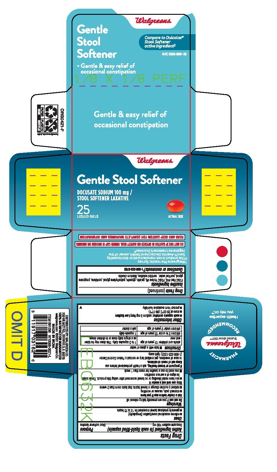 Pill image for Walgreens Gentle Stool Softener