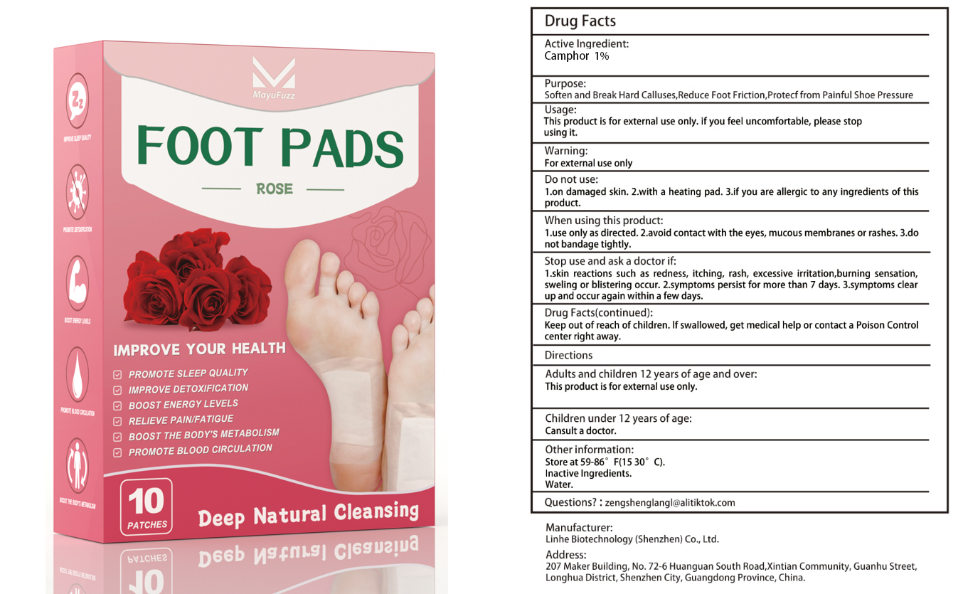 Pill image for Rose Foot Pads