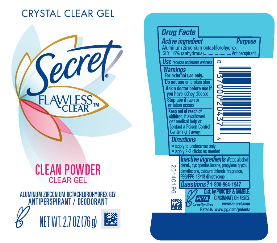 Pill image for Secret Crystal Clear Flawless Clear Clean