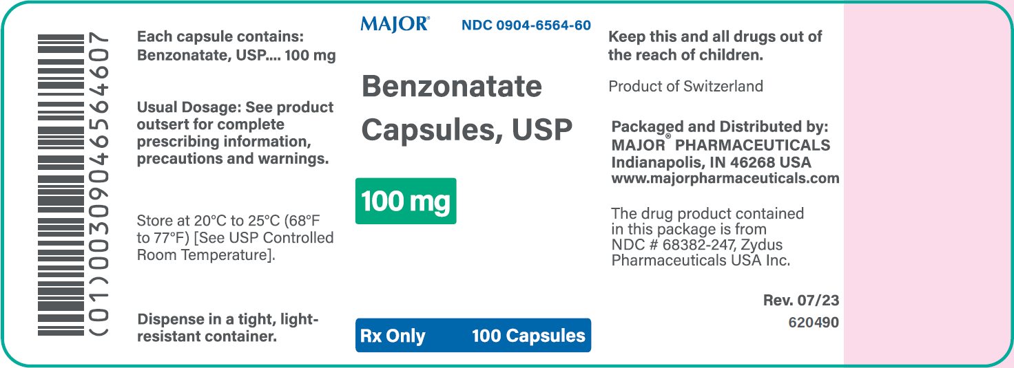 Pill image for Benzonatate Capsules, Usp