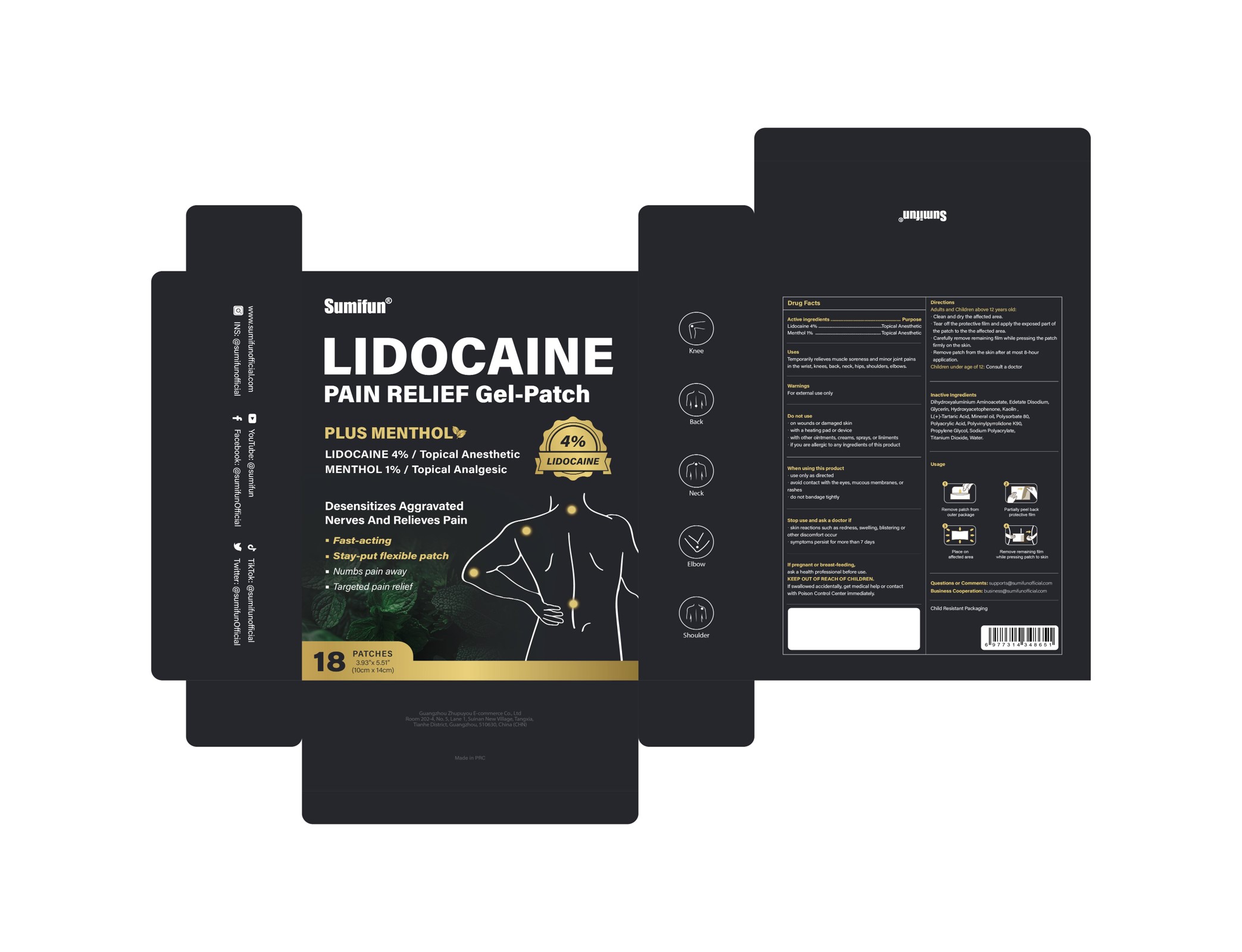 Pill image for 84165-104 Pain Relief Gel-patch