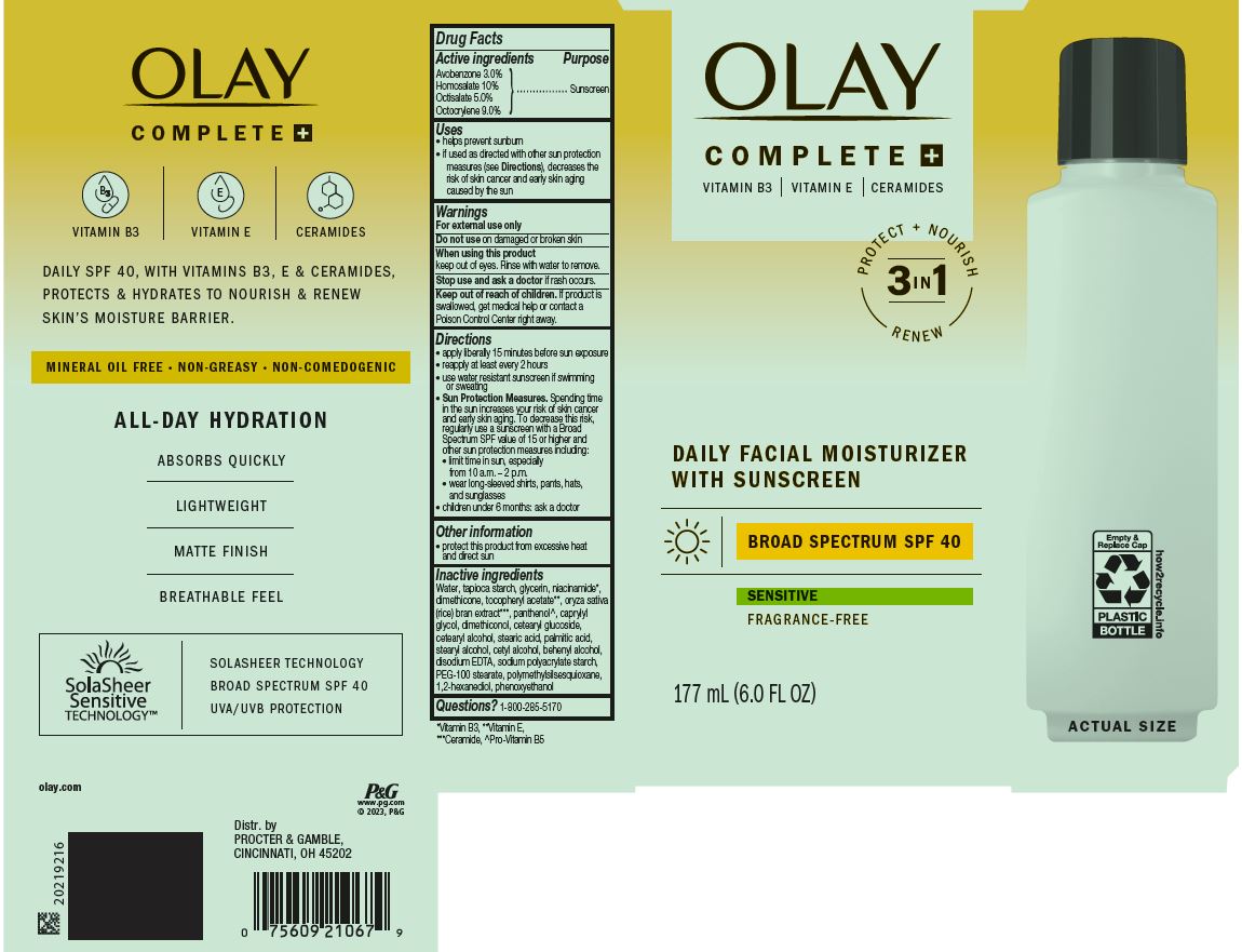 Pill image for Olay ® Complete + Daily Facial Moisturizer With Sunscreen Broad Spectrum Spf 40