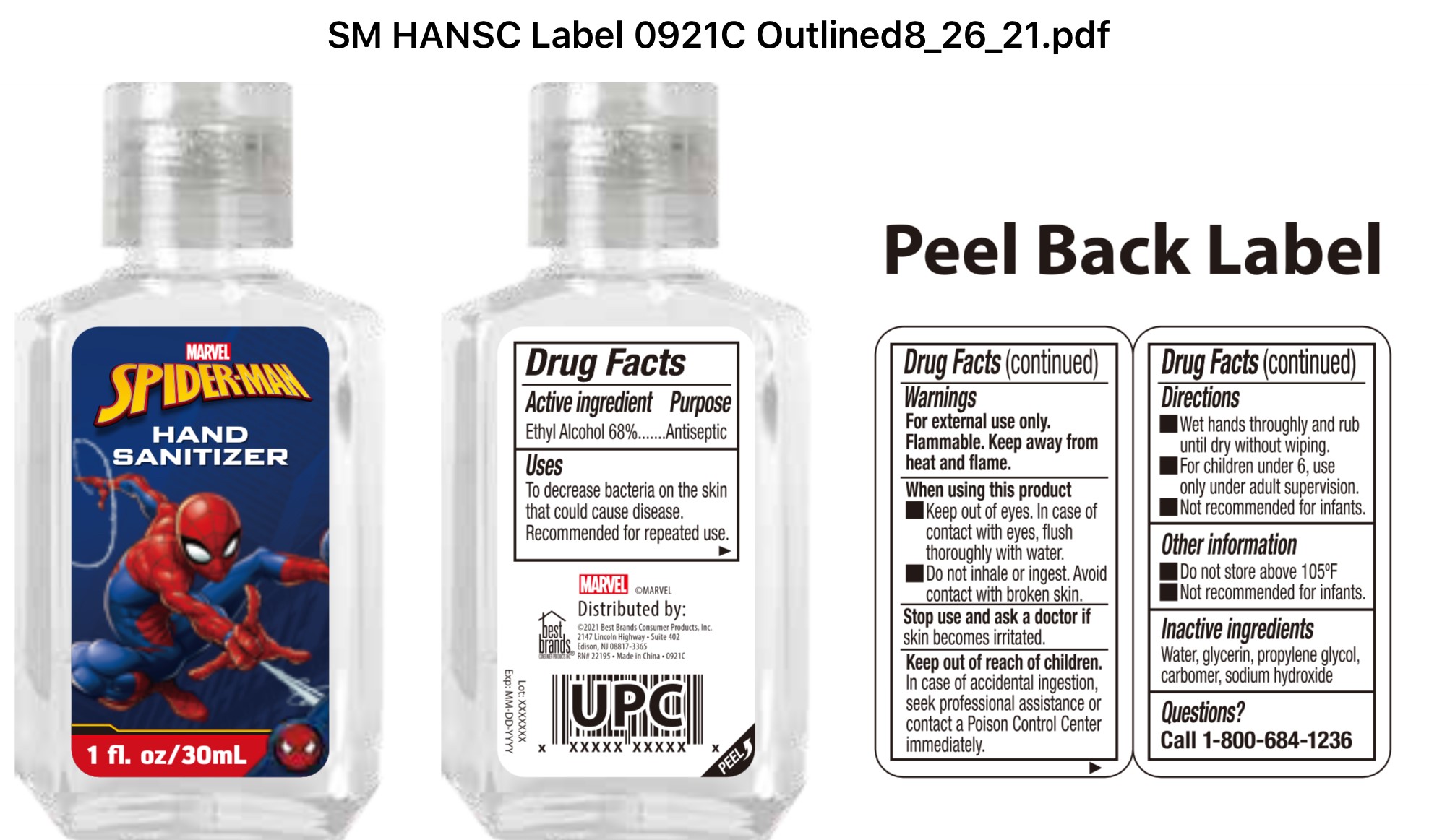 Pill image for 74530_060_spiderman Jinghui 30 Ml