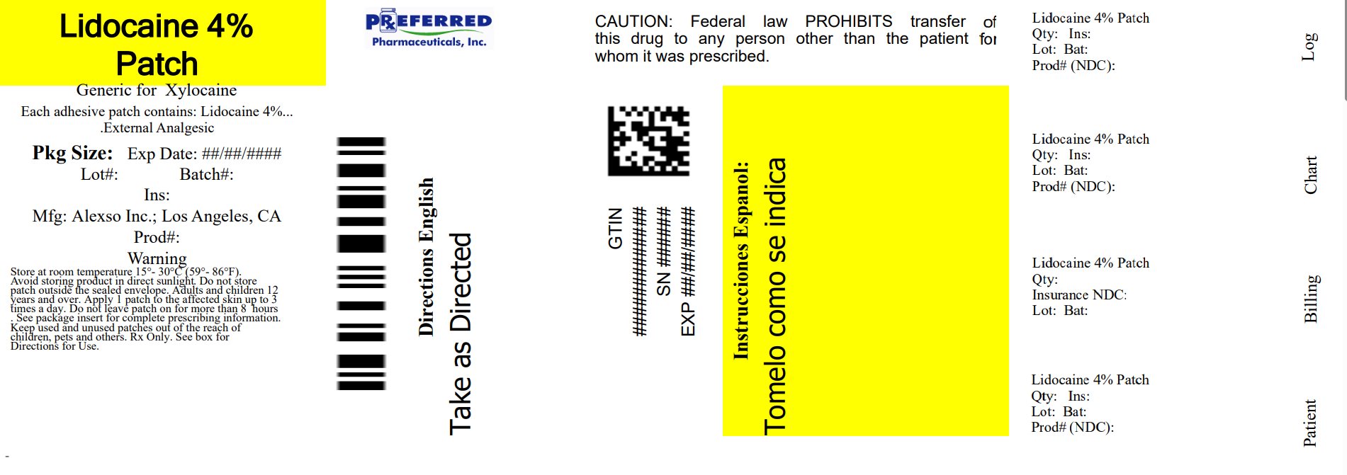 Pill image for Lidocaine Patch