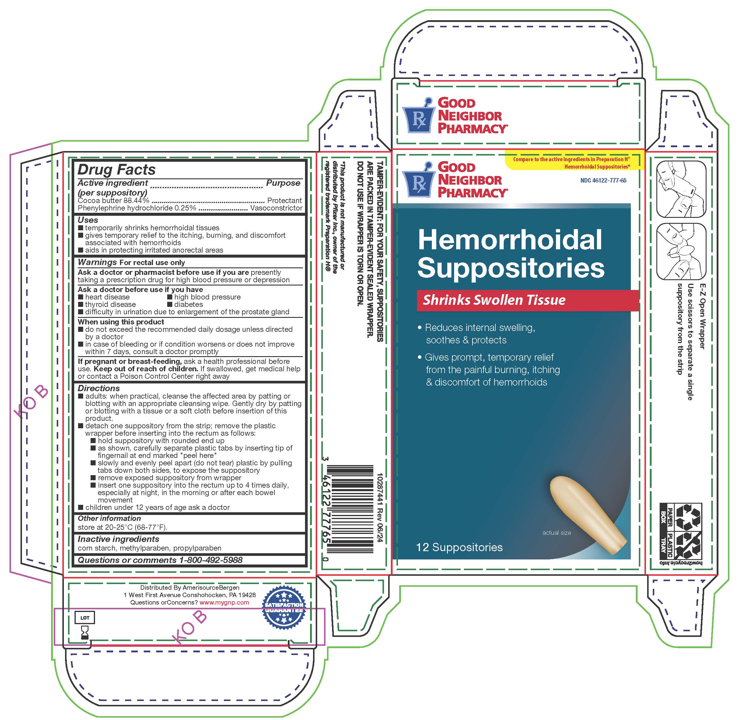 Pill image for Gnp Hemmorrhoidal Suppositories