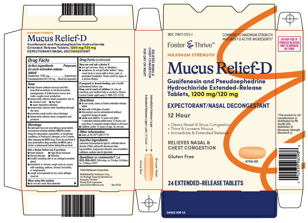 Pill image for Mckesson Mucus Relief-d Drug Facts