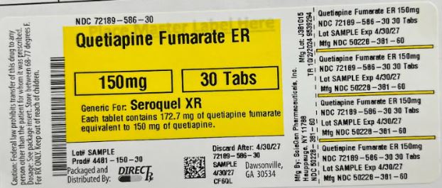 Pill image for quetiapine fumarate er
