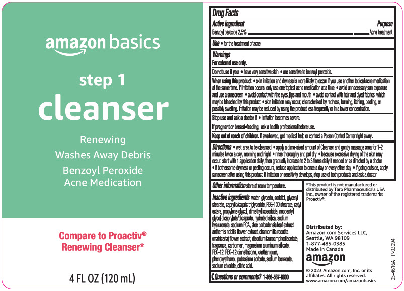Pill image for Amazon Basics Step 1 Cleanser