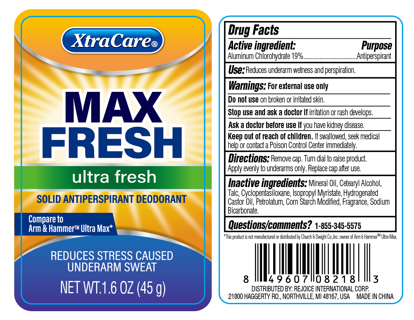 Pill image for Antiperspirant Deodorant Ultra Fresh 2oz