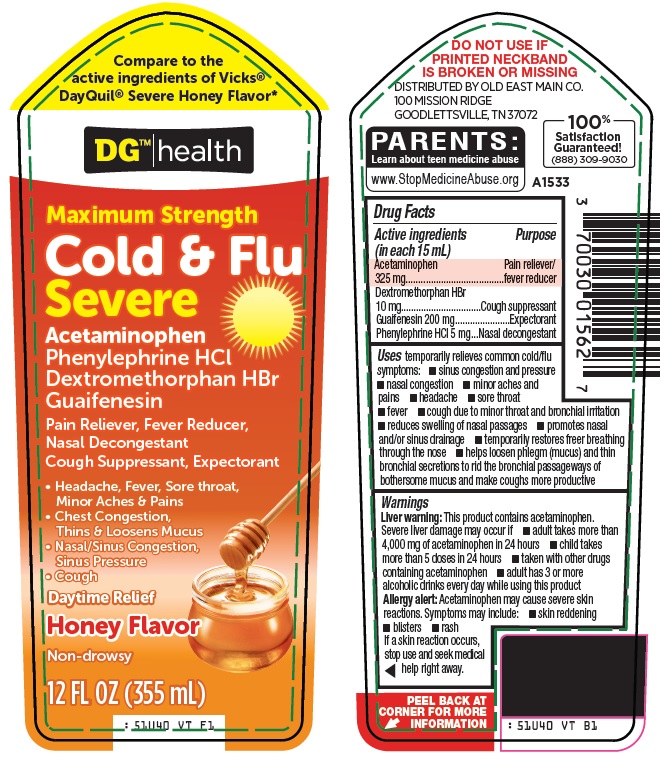 Pill image for Dolgencorp, Llc Cold & Flu Severe Drug Facts