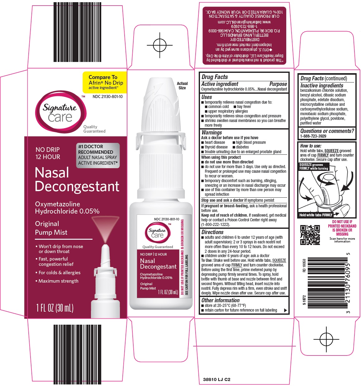 Pill image for better living brands llc nasal decongestant drug facts