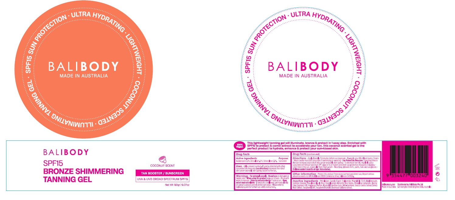 Pill image for Bali Body Spf15 Bronze Shimmering Tanning Gel