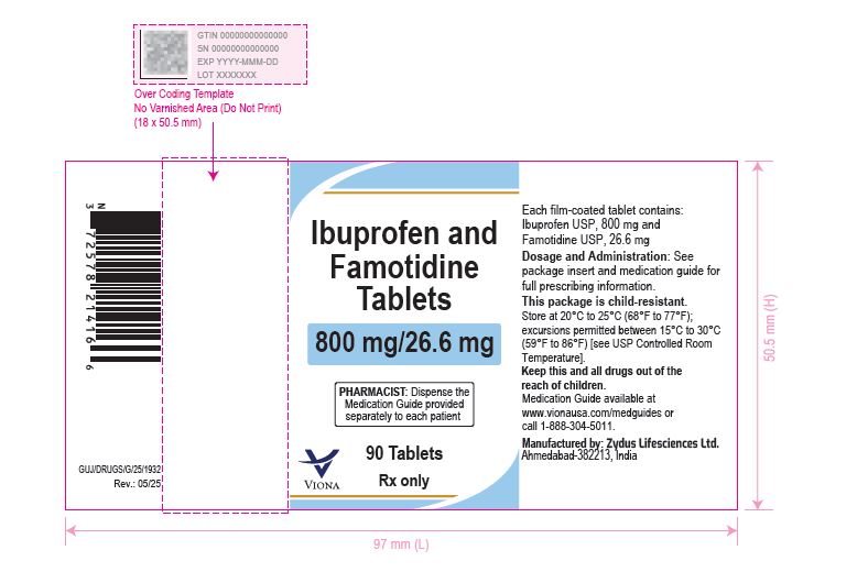 Pill image for Ibuprofen And Famotidine Tablets