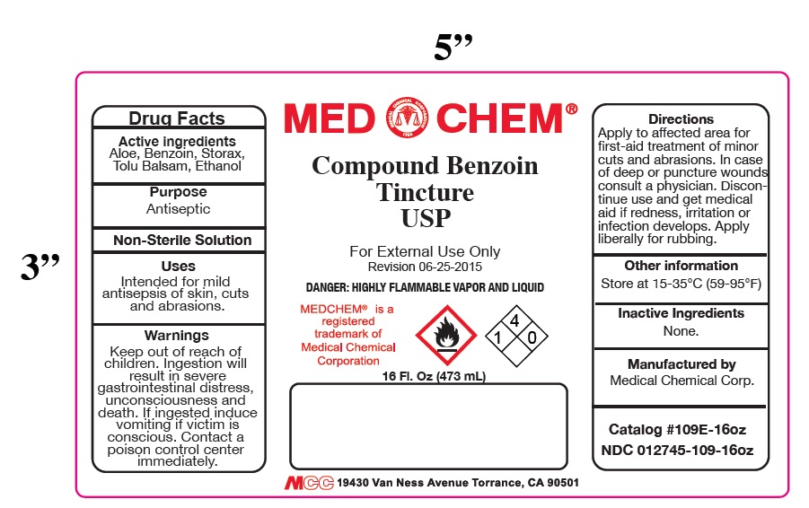 Pill image for Compound Benzoin Tincture Label