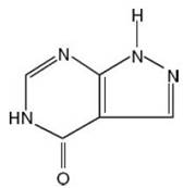 Pill image for These Highlights Do Not Include All The Information Needed To Use Allopurinol Tablets Safely And Effectively. See Full Prescribing Information For Allopurinol Tablets.