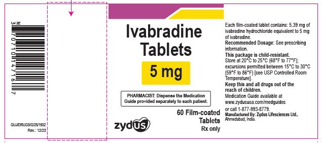 Pill image for Ivabradine Tablets
