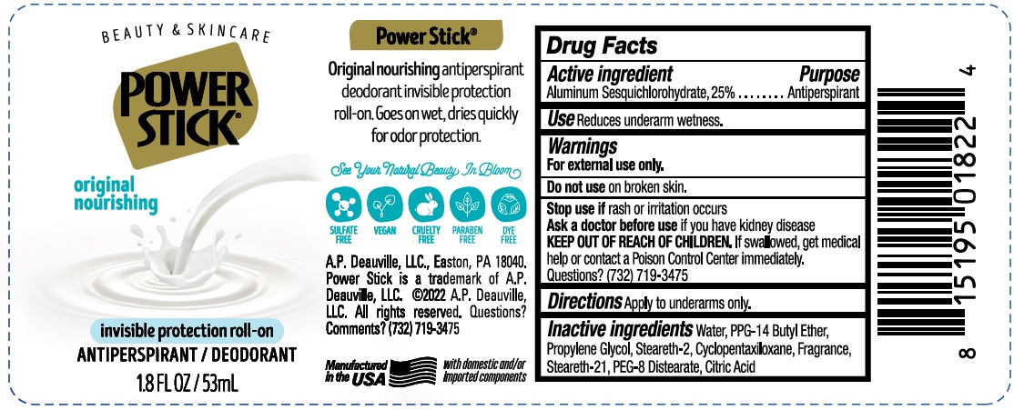 Pill image for Power Stick Original Nourishing Invisible Protection Roll- On Antiperspirant Deodorant