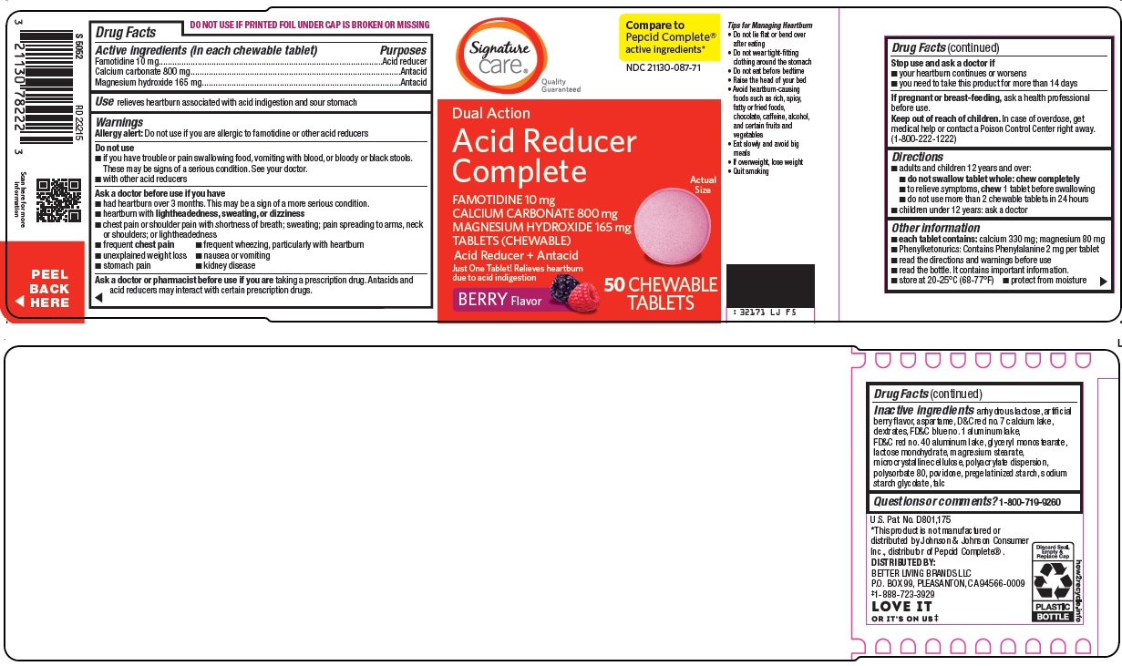 Pill image for Better Living Brands Llc Acid Reducer Complete Drug Facts