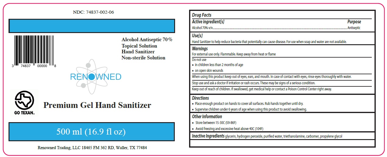 Pill image for Renowned Premium Gel Hand Sanitizer