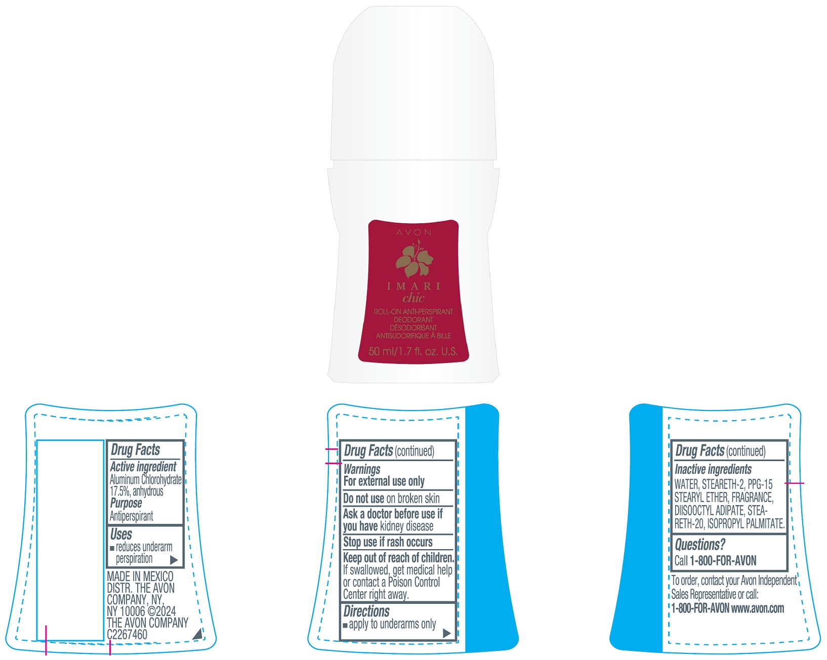 Pill image for Avon Imari Chic Roll-on Anti-perspirant Deodorant 50ml