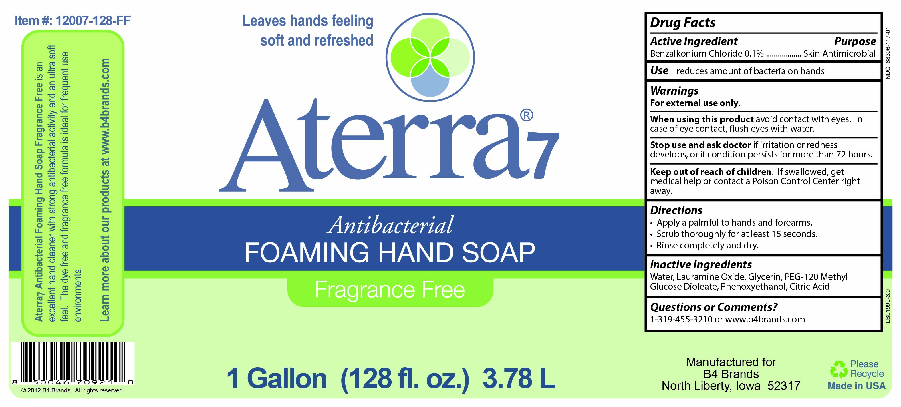 Pill image for Aterra7 Antibacterial Foaming Hand Soap