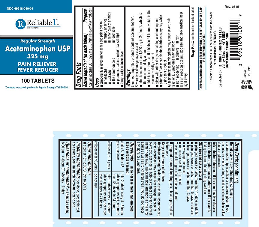 Pill image for Acetaminophen Usp 325 Mg Tablets