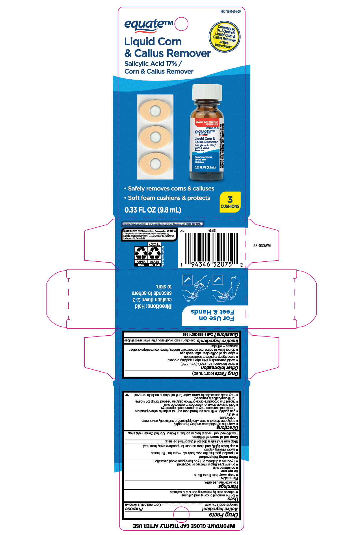 Pill image for Equate Liquid Corn & Callus Remover