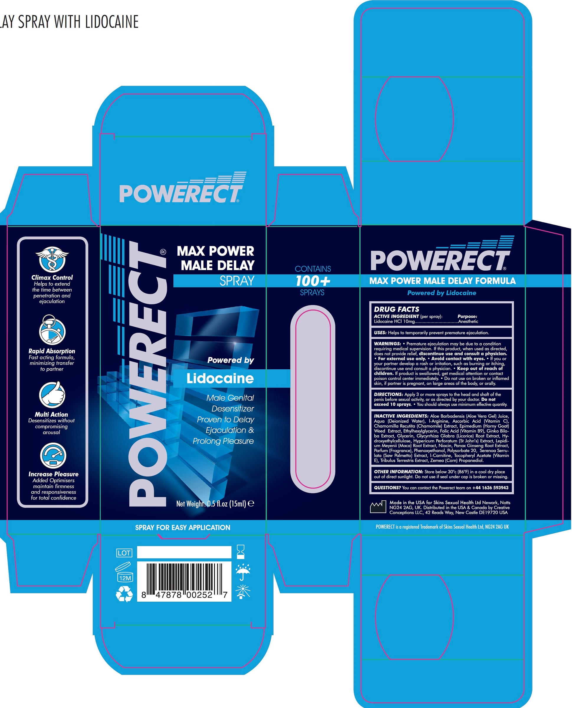 Pill image for Powerect Max Power Male Delay Spray