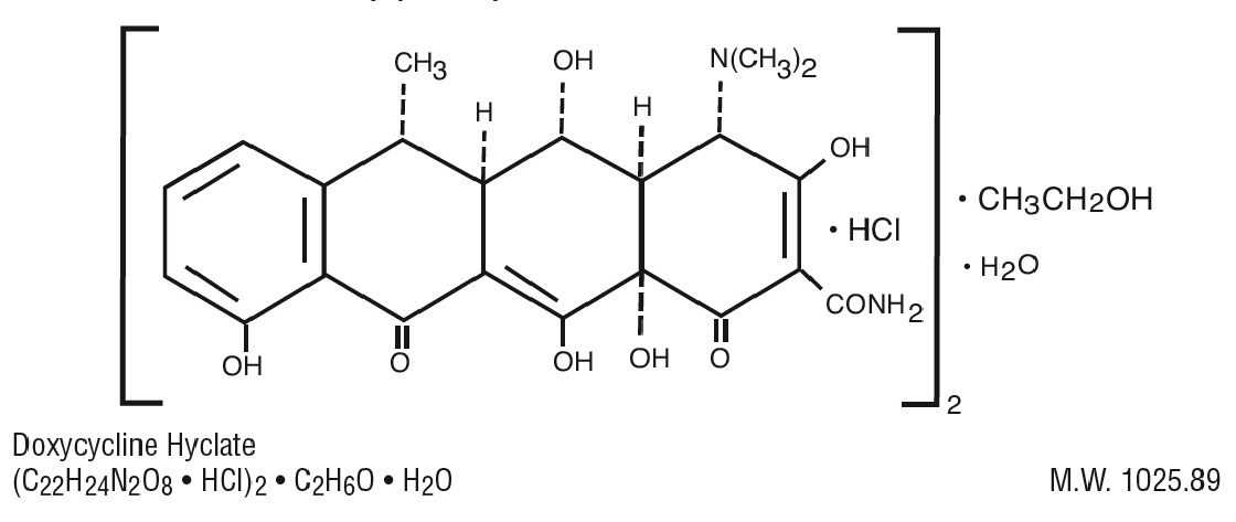 Pill image for Doxycycline Hyclate Tablets, Usp