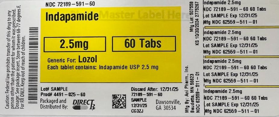 Pill image for Indapamide