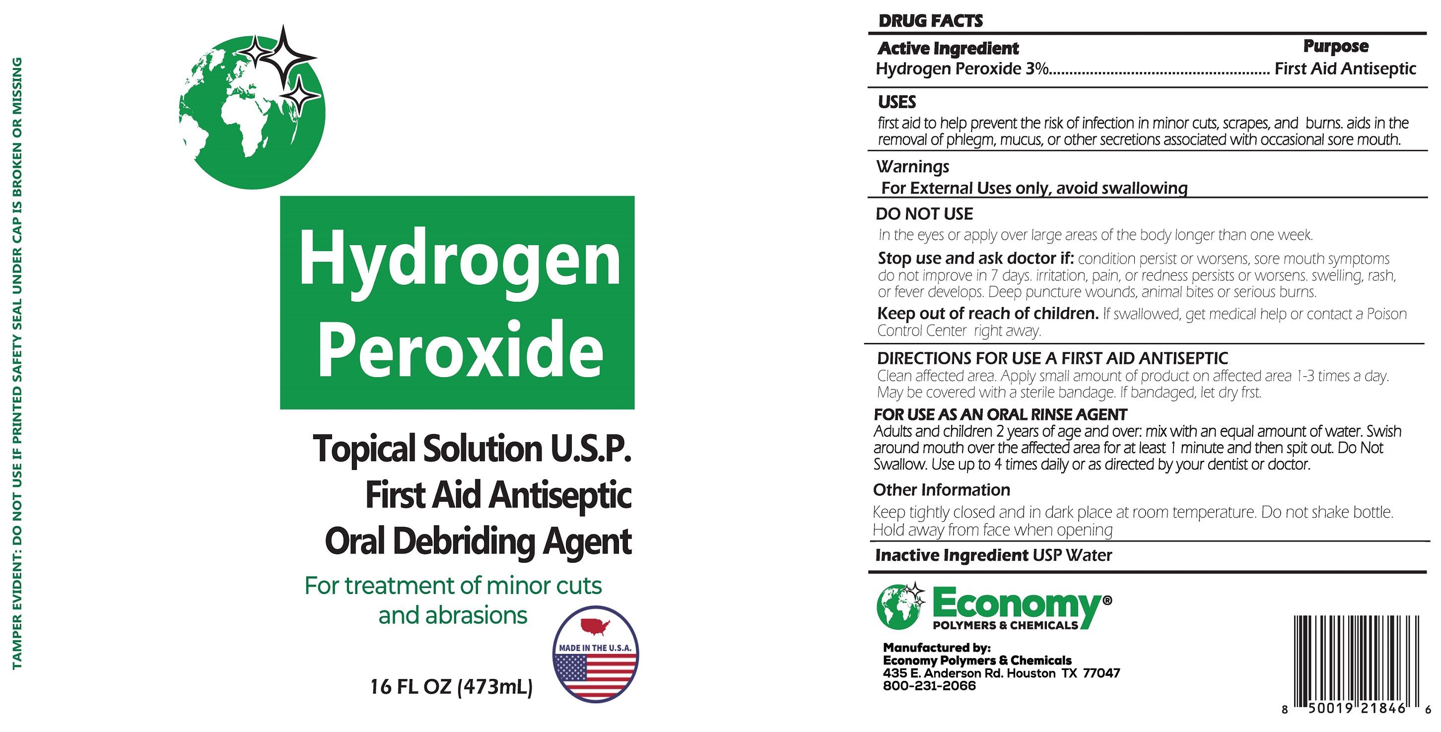 Pill image for Hydrogen Peroxide Topical Solution U.s.p.