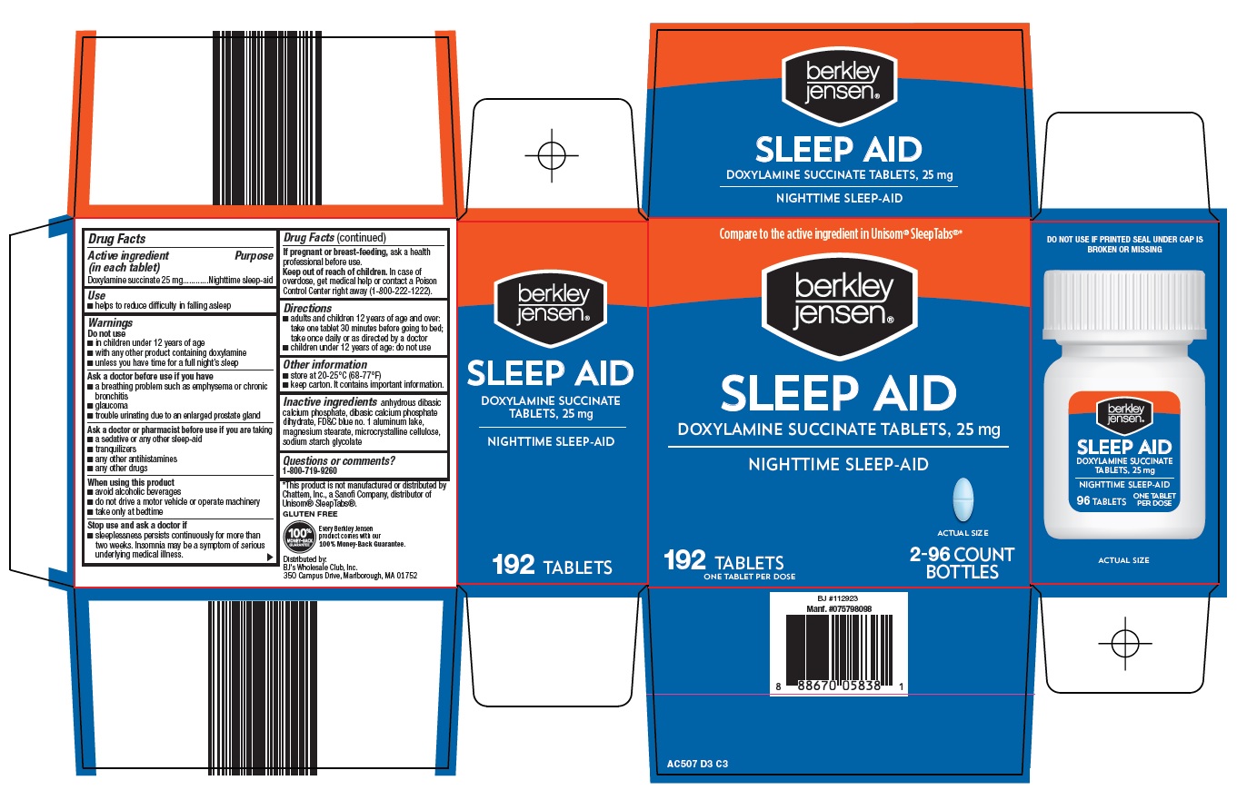 Pill image for Bjwc Sleep Aid Drug Facts