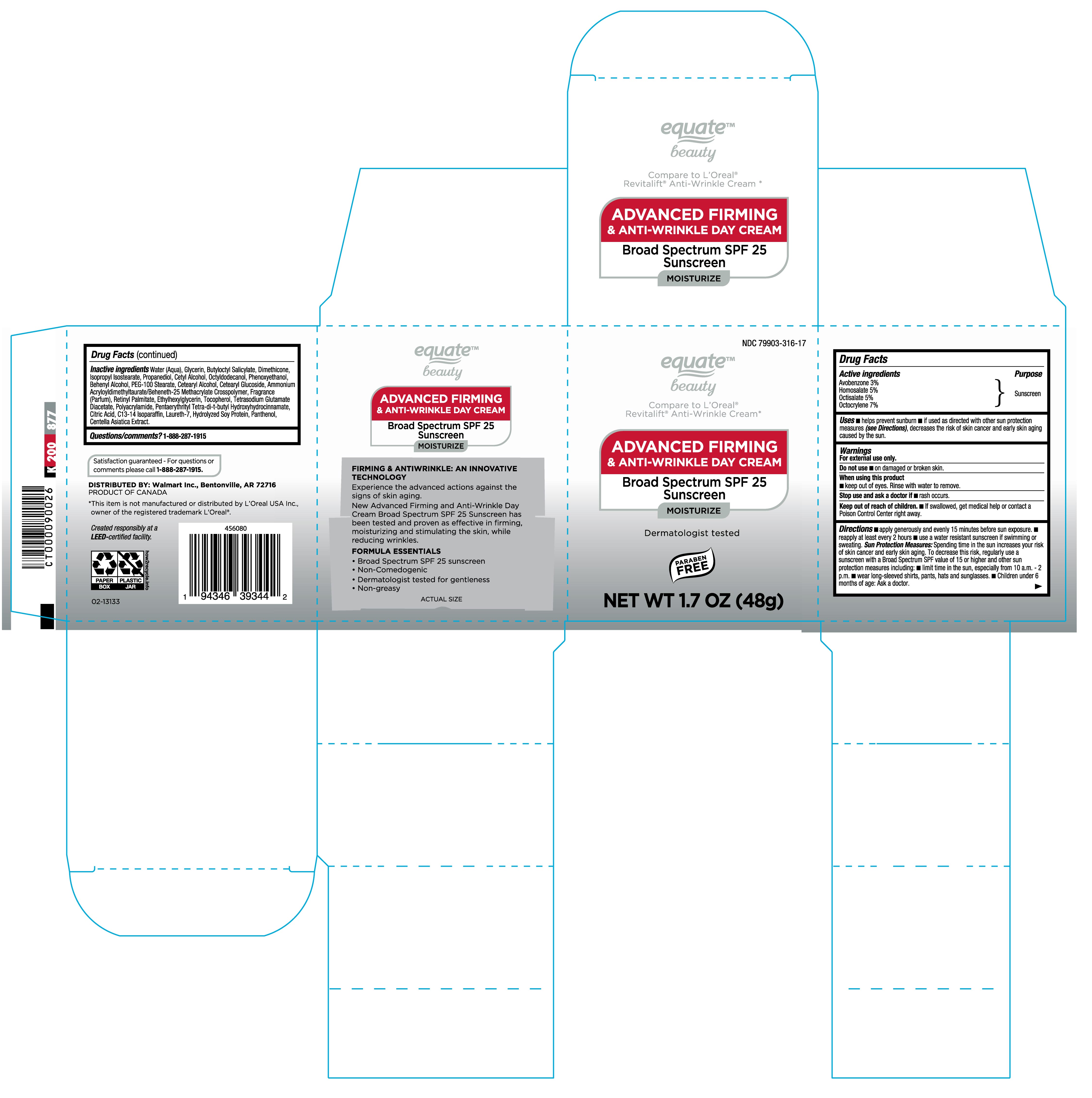 Pill image for Ndc-79903-316-17, Advanced Firming & Anti Wrinkle Day Cream