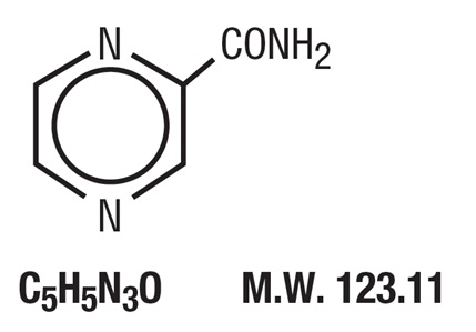 Pill image for Pyrazinamide Tablets, Usp 500 Mg