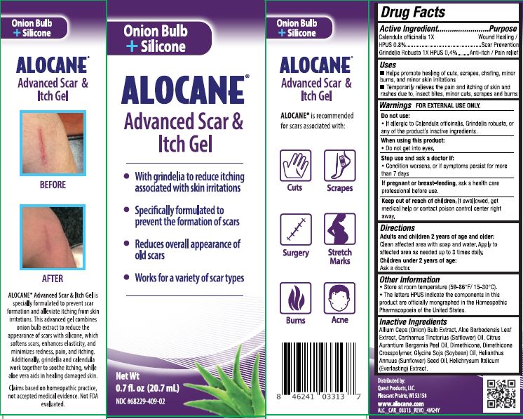 Pill image for alocane advanced scar & itch gel