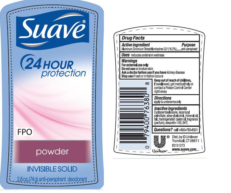 Pill image for Suave Is Powder Antiperspirant Deodorant