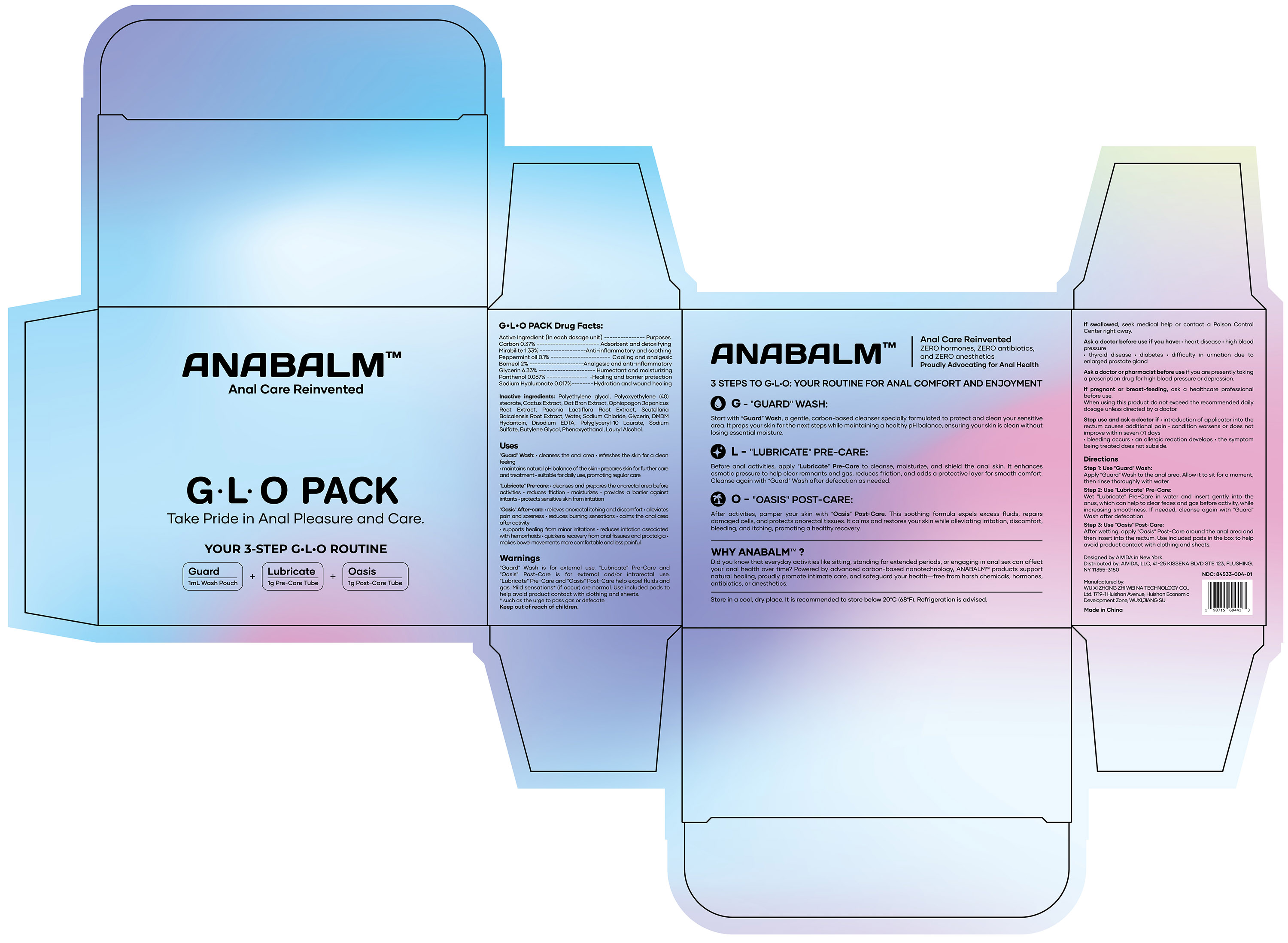 Pill image for 84533-004 Anal Care Glo Pack