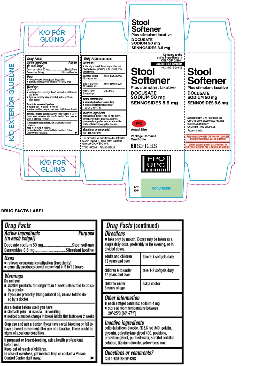 Pill image for Cvs Health Stool Softener Plus Stimulant Laxative Softgel