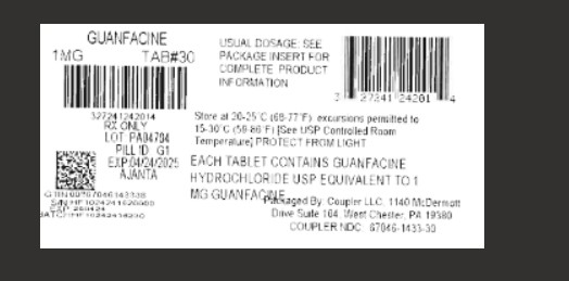 Pill image for Guanfacine Tablets, Usp